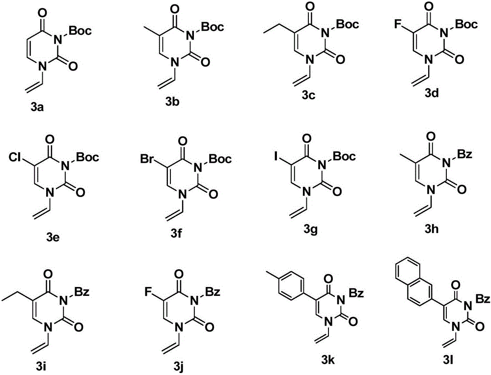 Chiral tri-carbocyclic pyrimidine nucleoside analogue and preparation method thereof