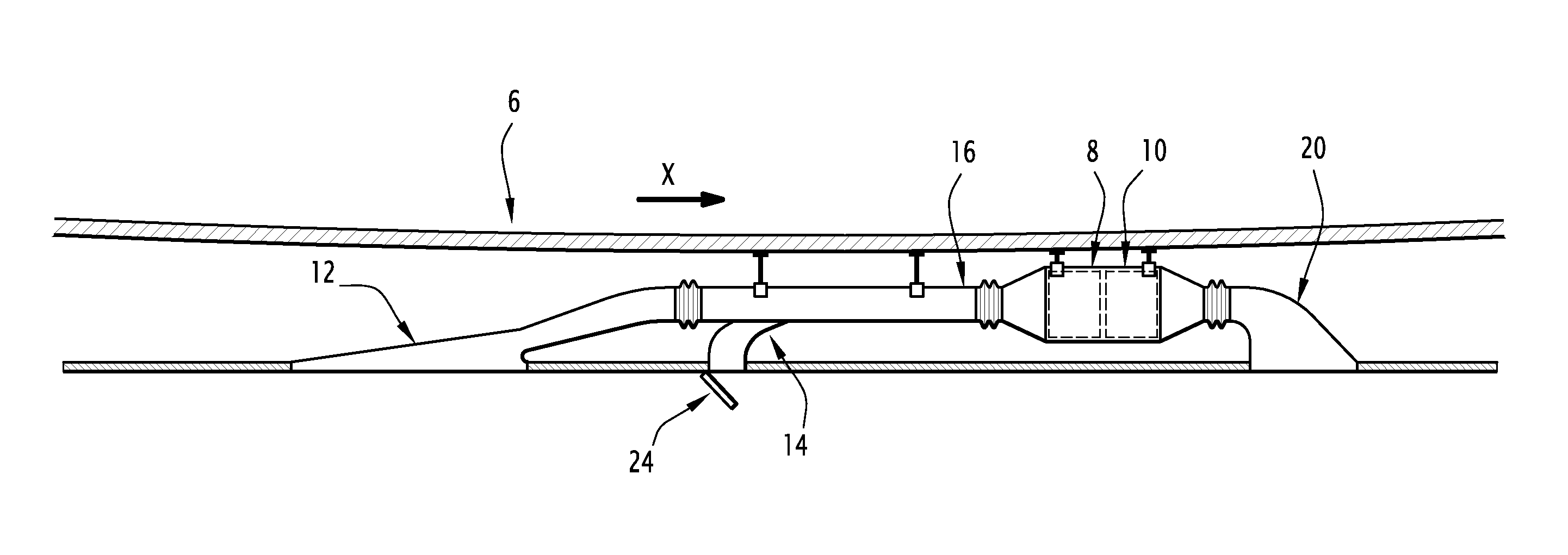 Aircraft ventilation device