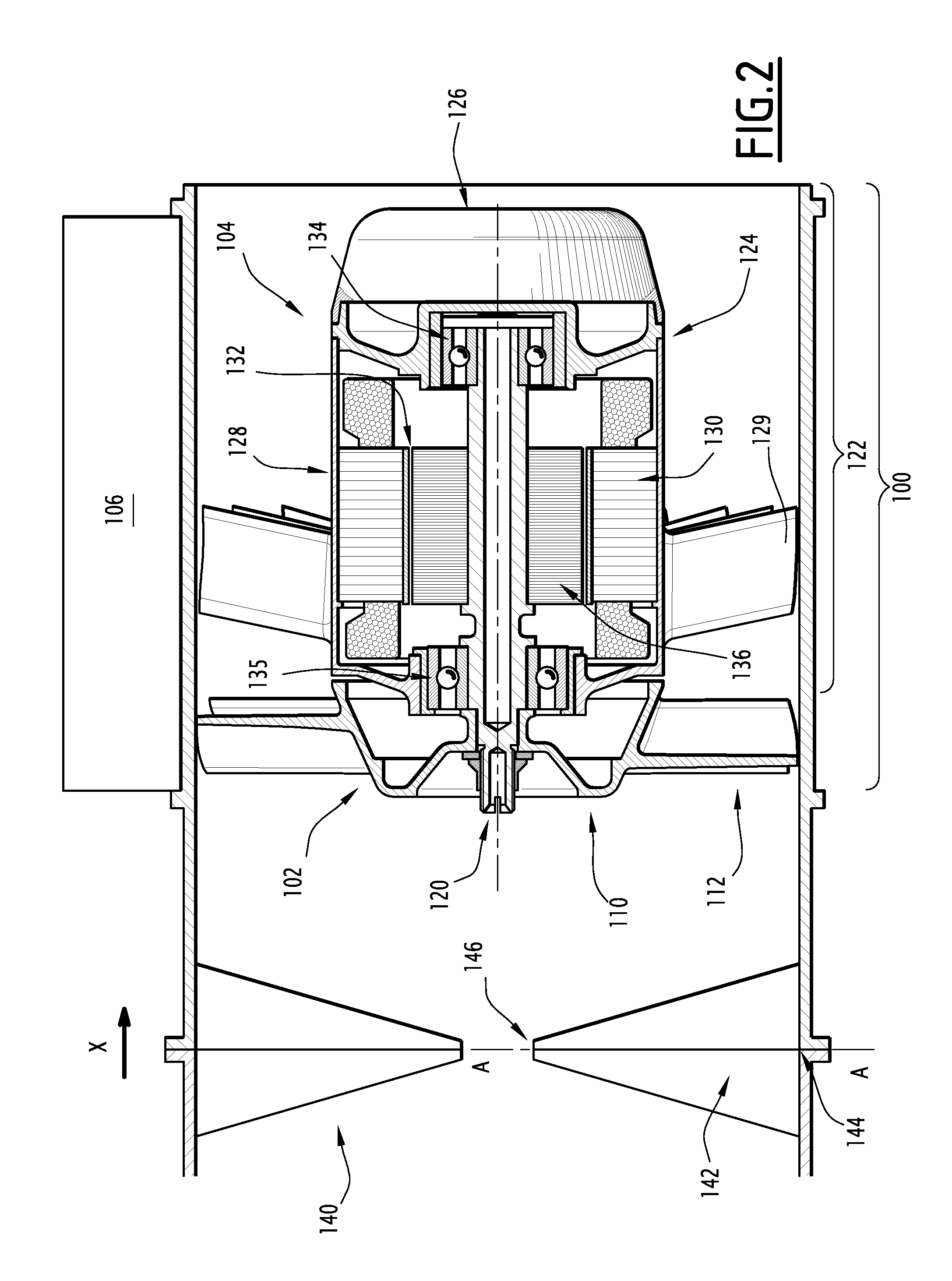 Aircraft ventilation device