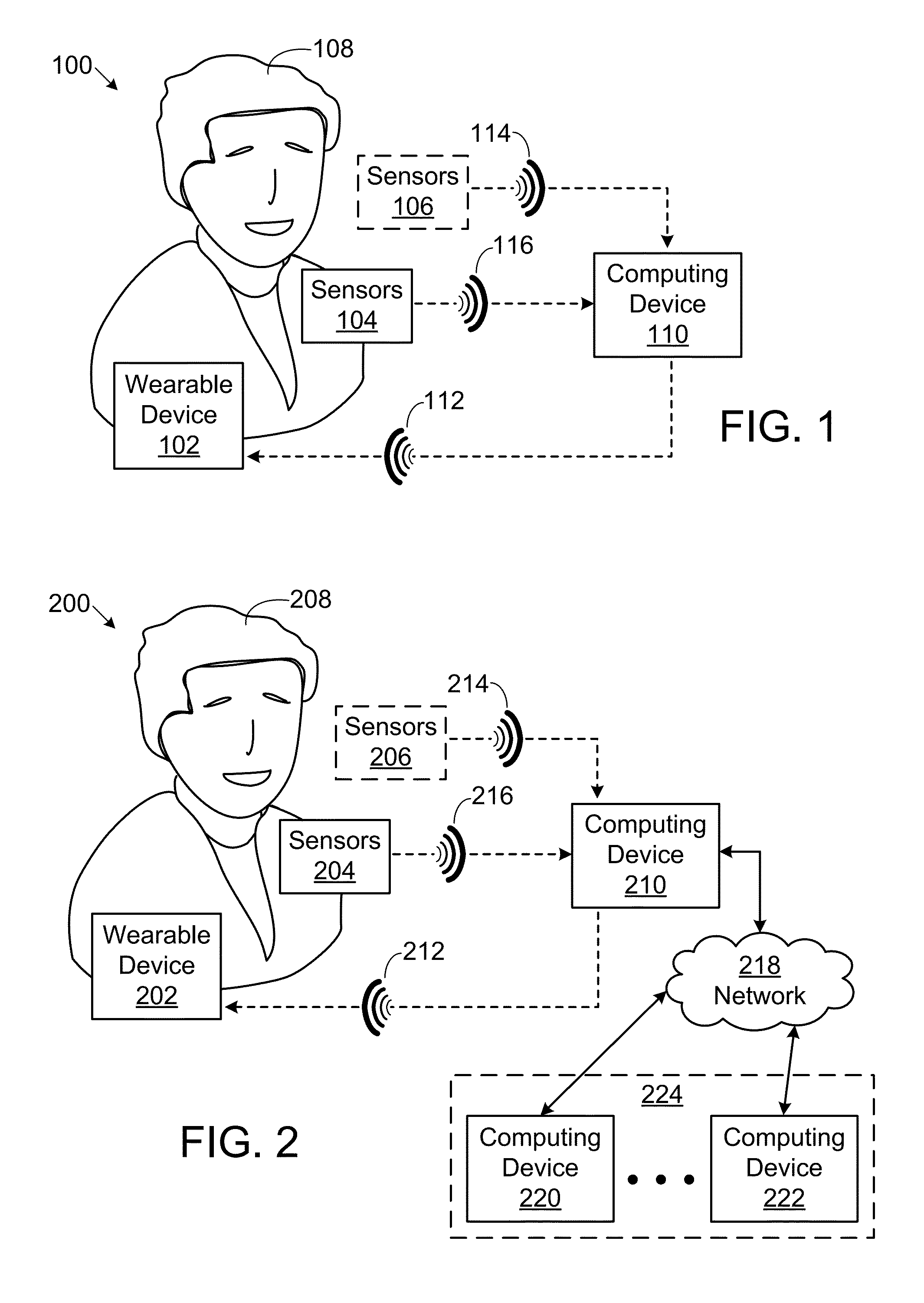 Modular wearable device for conveying affective state