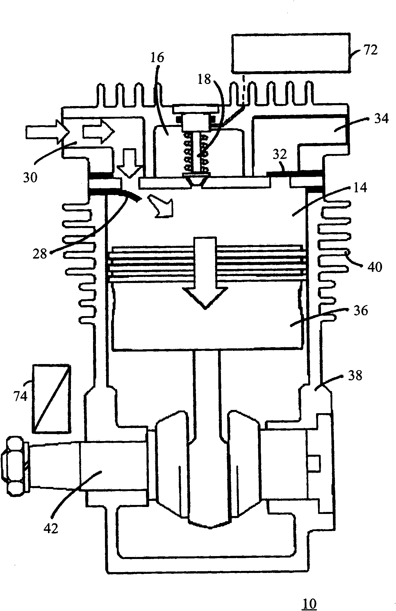 Compressor and method for controlling a compressor for supplying compressed air to a utility vehicle