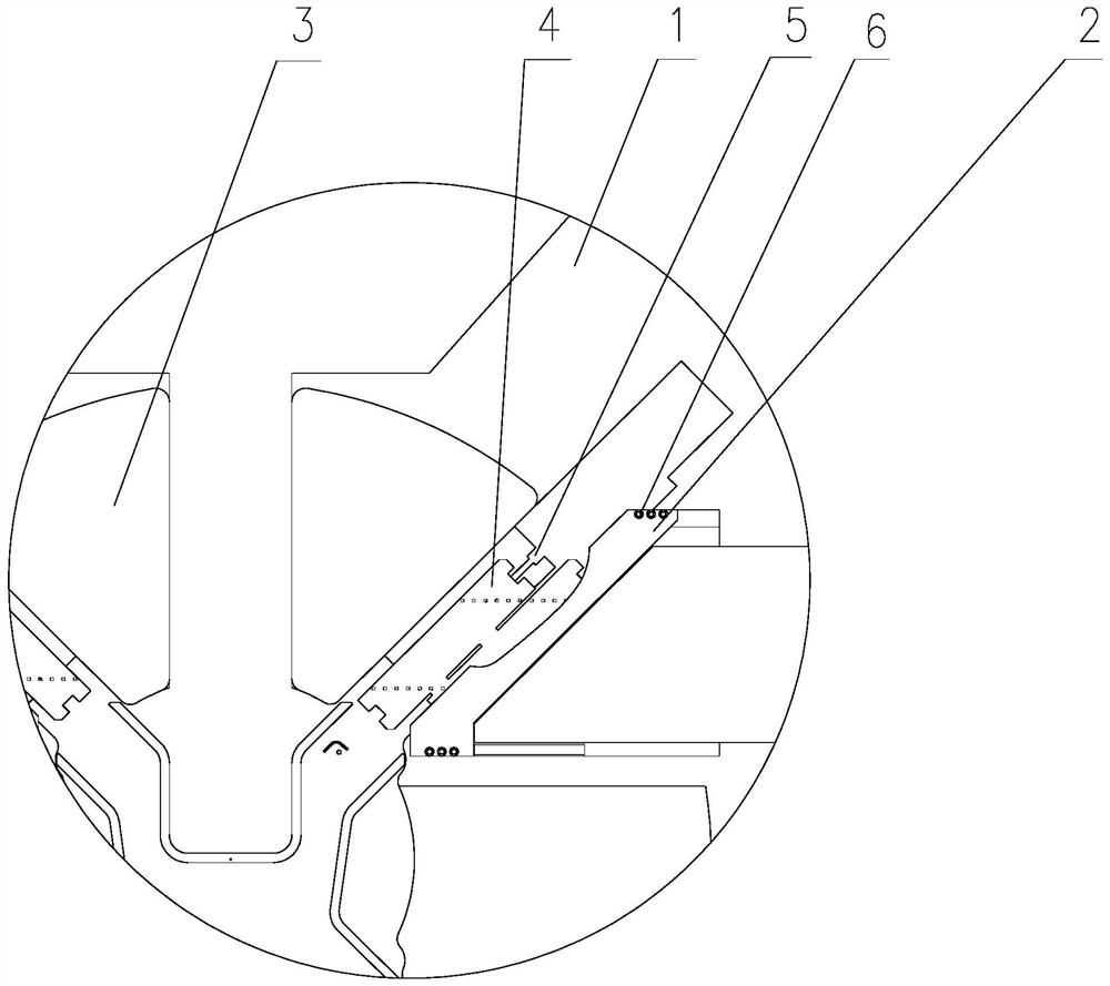 Pressing strip structure of gasket roll channel of gasket placing machine of wire rod packing machine