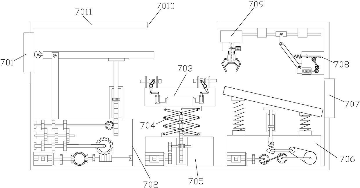 Digital controlled lathe loading and unloading device