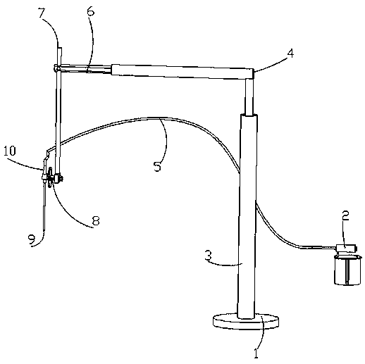 Medical internal medicine liquid pumping device