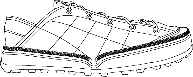 Foldable accommodation shoe