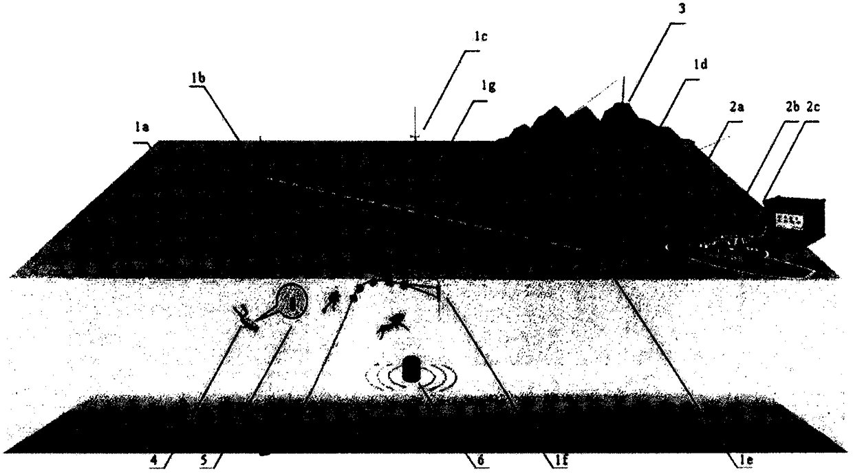 Method for positioning multiple beacons in real time underwater