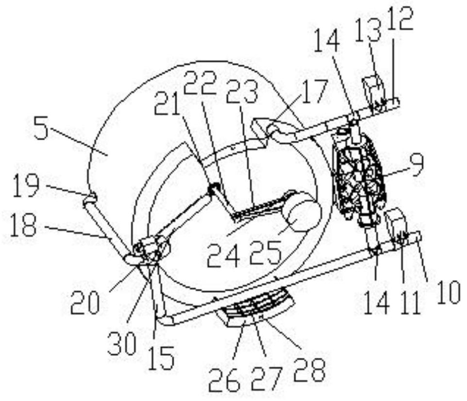 Spray washing device and washing machine