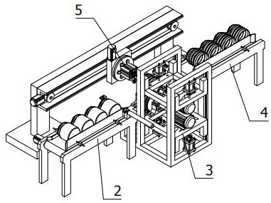 A brake drum rolling type processing equipment