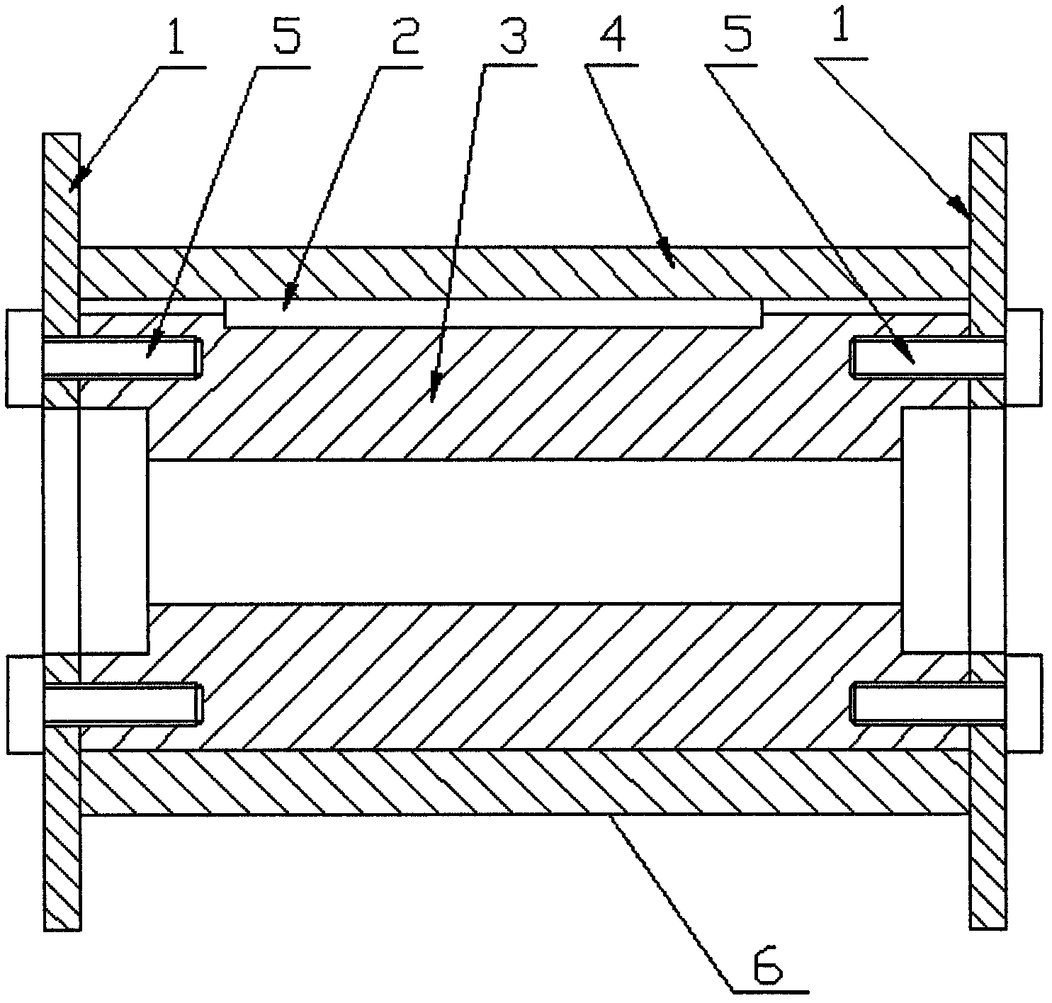 Structure of wire rope reel