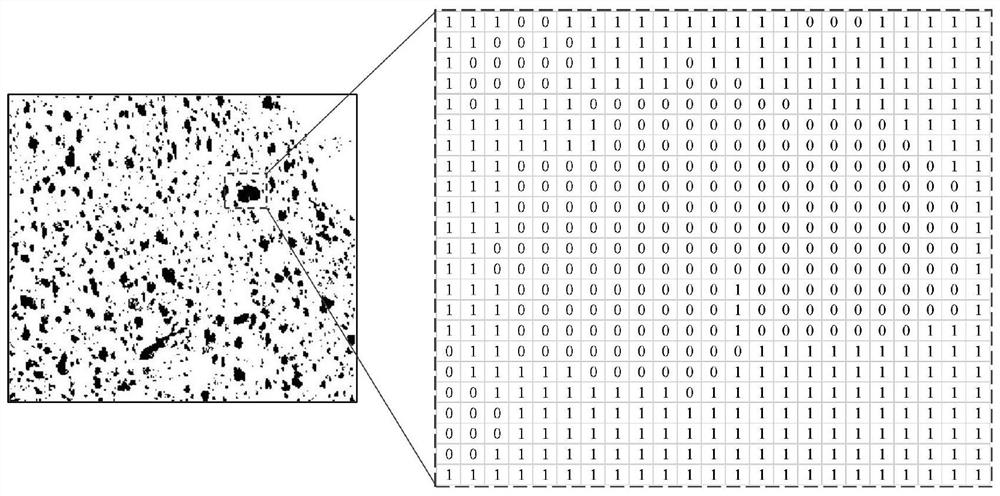 Quantitative characterization and parameter acquisition method for reservoir and seepage space of shale oil reservoir