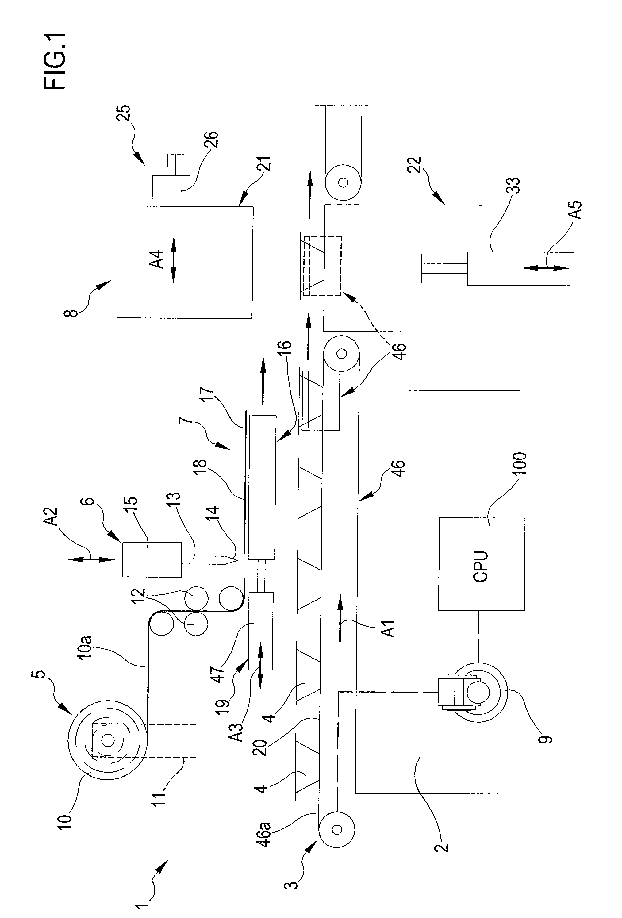 Apparatus and process for packaging a product