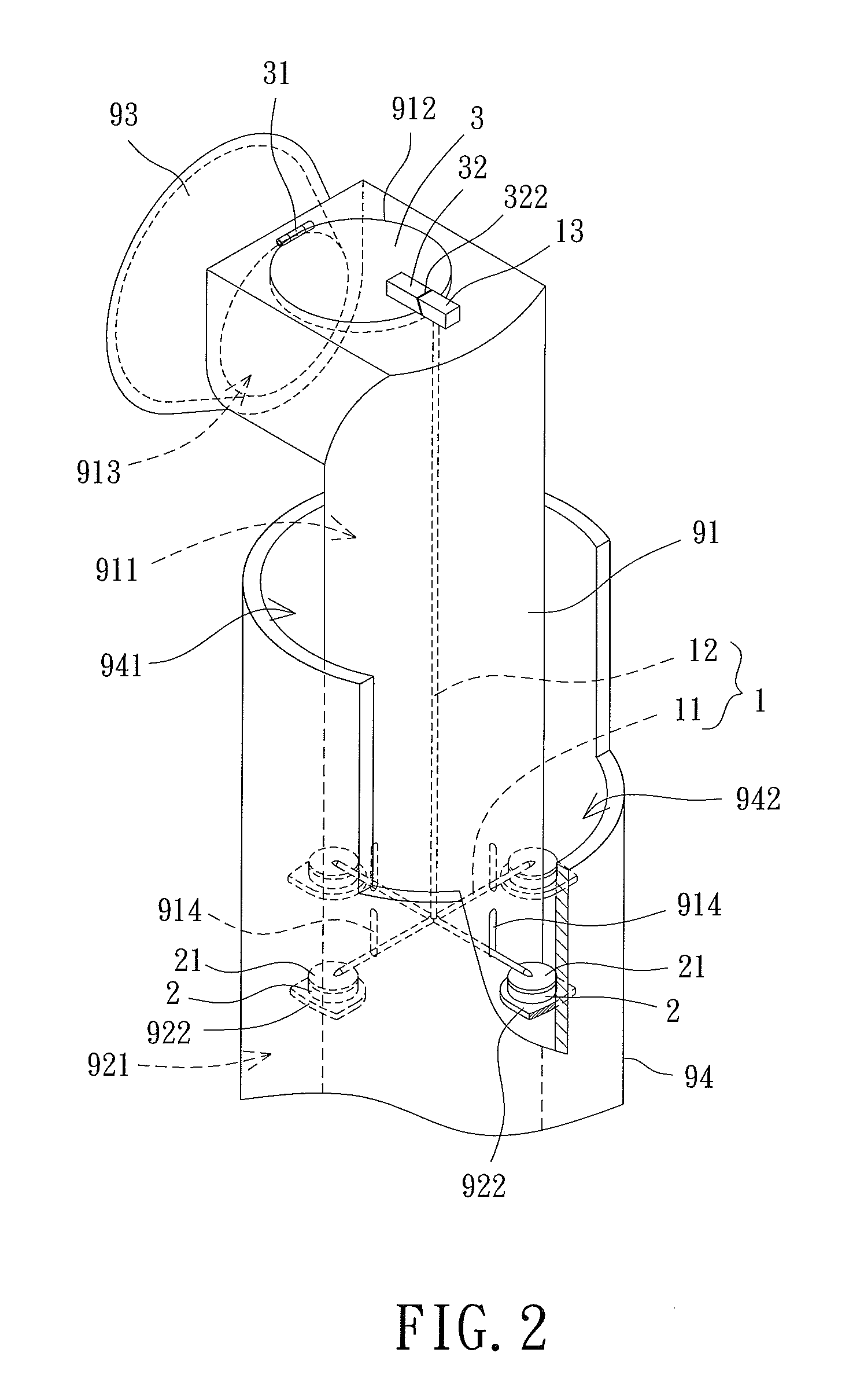 Ventilation system with controllable air input and output