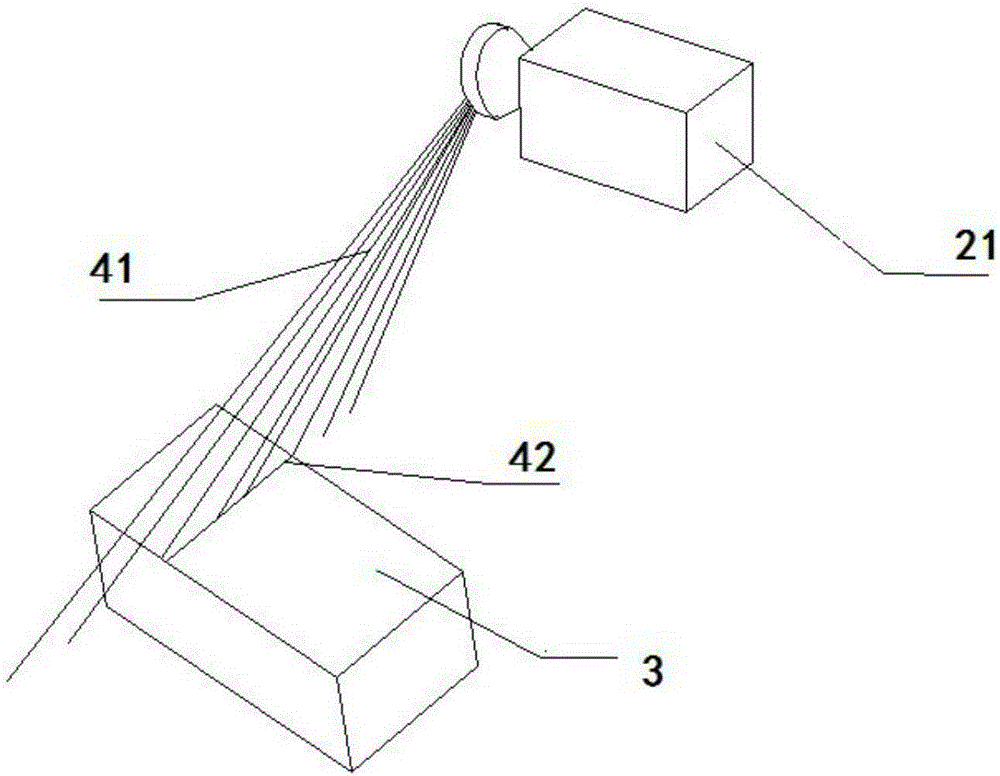 A forklift mast test system