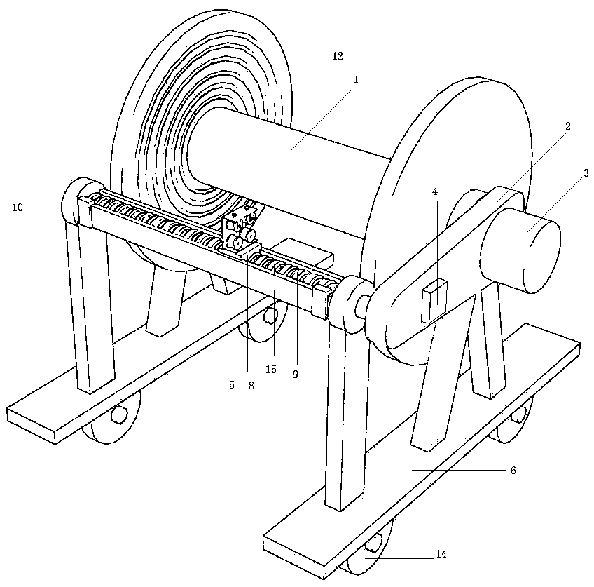 Cable recycling and tidying device