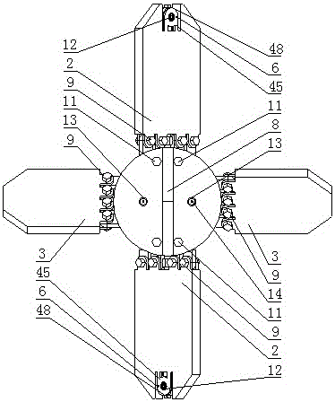 Combined type drill applicable to high-spray stirring cement pile