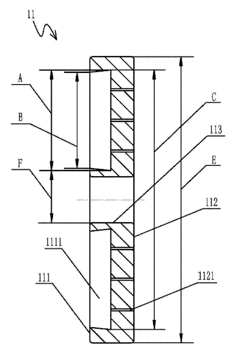 Baffle device for sealing molten steel and fabrication method thereof as well as die applying the baffle device