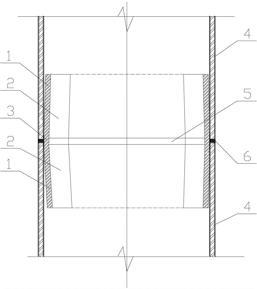 Method for lifting concrete in ultrahigh reducing steel pipe column