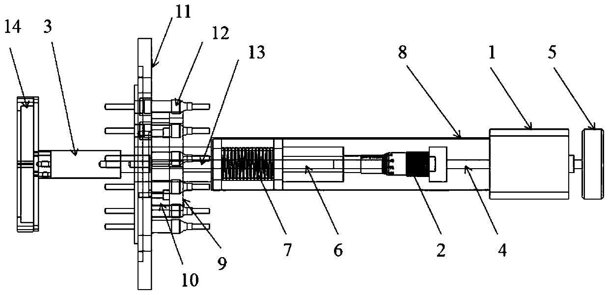 Novel HCN laser cavity length adjusting mechanism