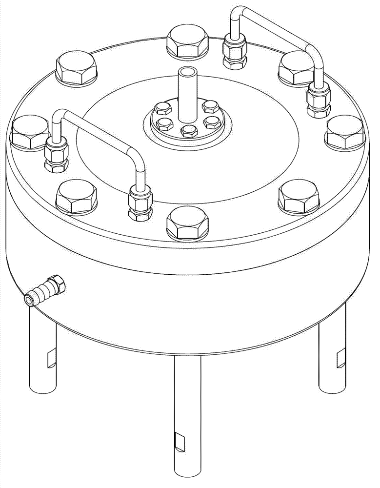 High-pressure extruding and filtering system for preparing liposome