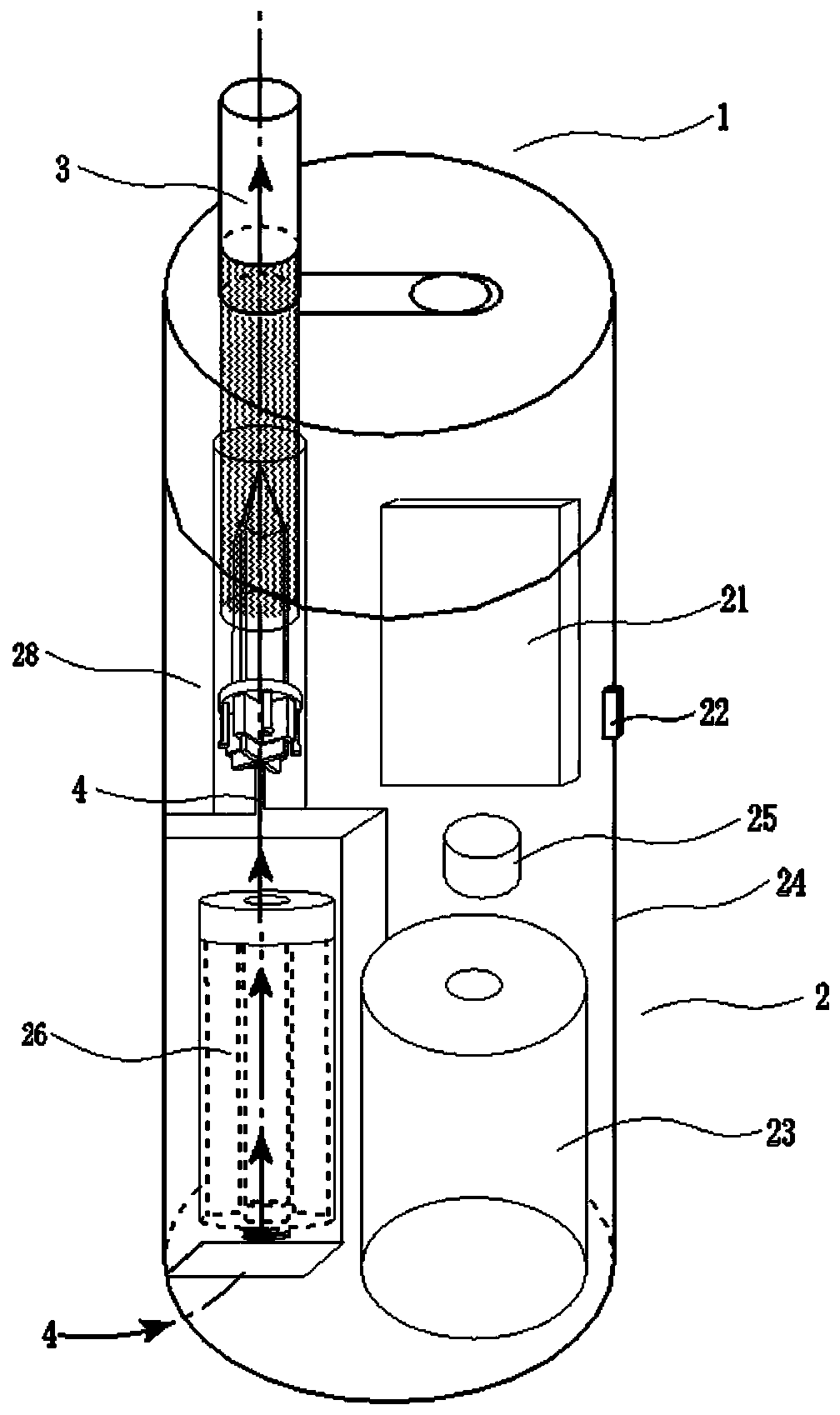 Electric heating type combined smoking set and heating element used by same