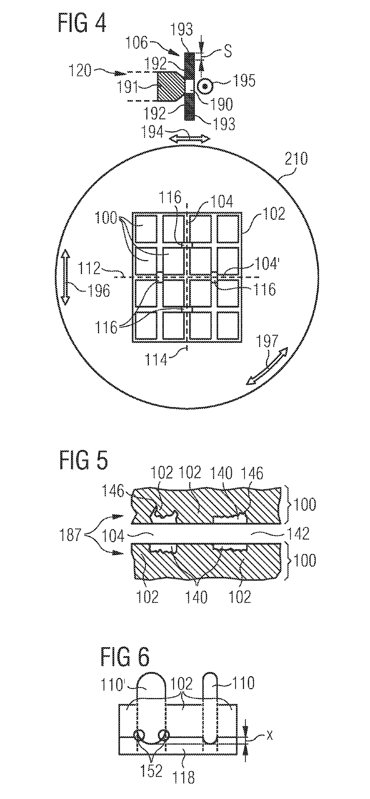 Separation of workpiece with three material removal stages