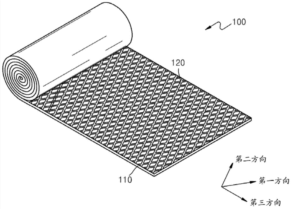 Flexible substrate for roll-to-roll processing and method of manufacturing the same