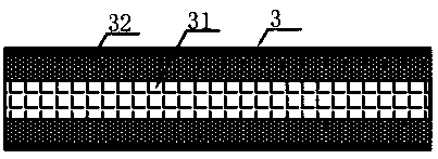 Prefabricated coil polyurethane runway surface layer and construction process thereof