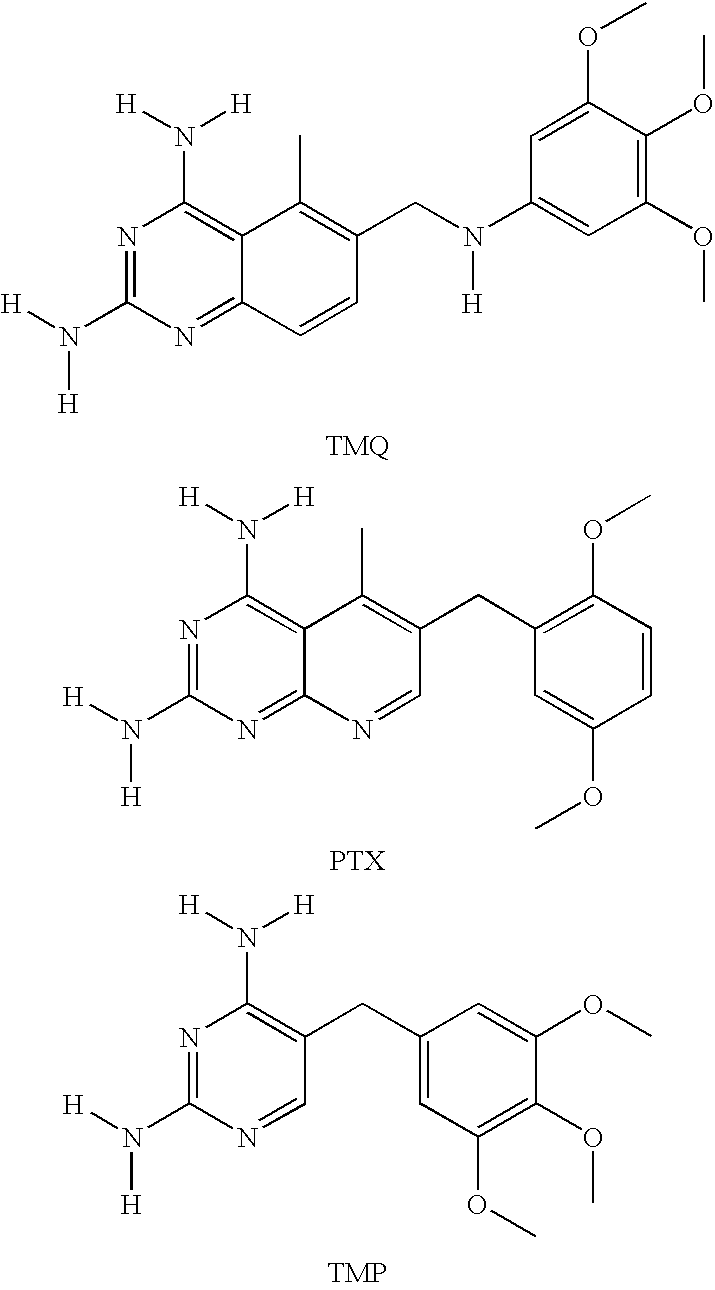 Diaminoquinazoline esters for use as dihydrofolate reductase inhibitors