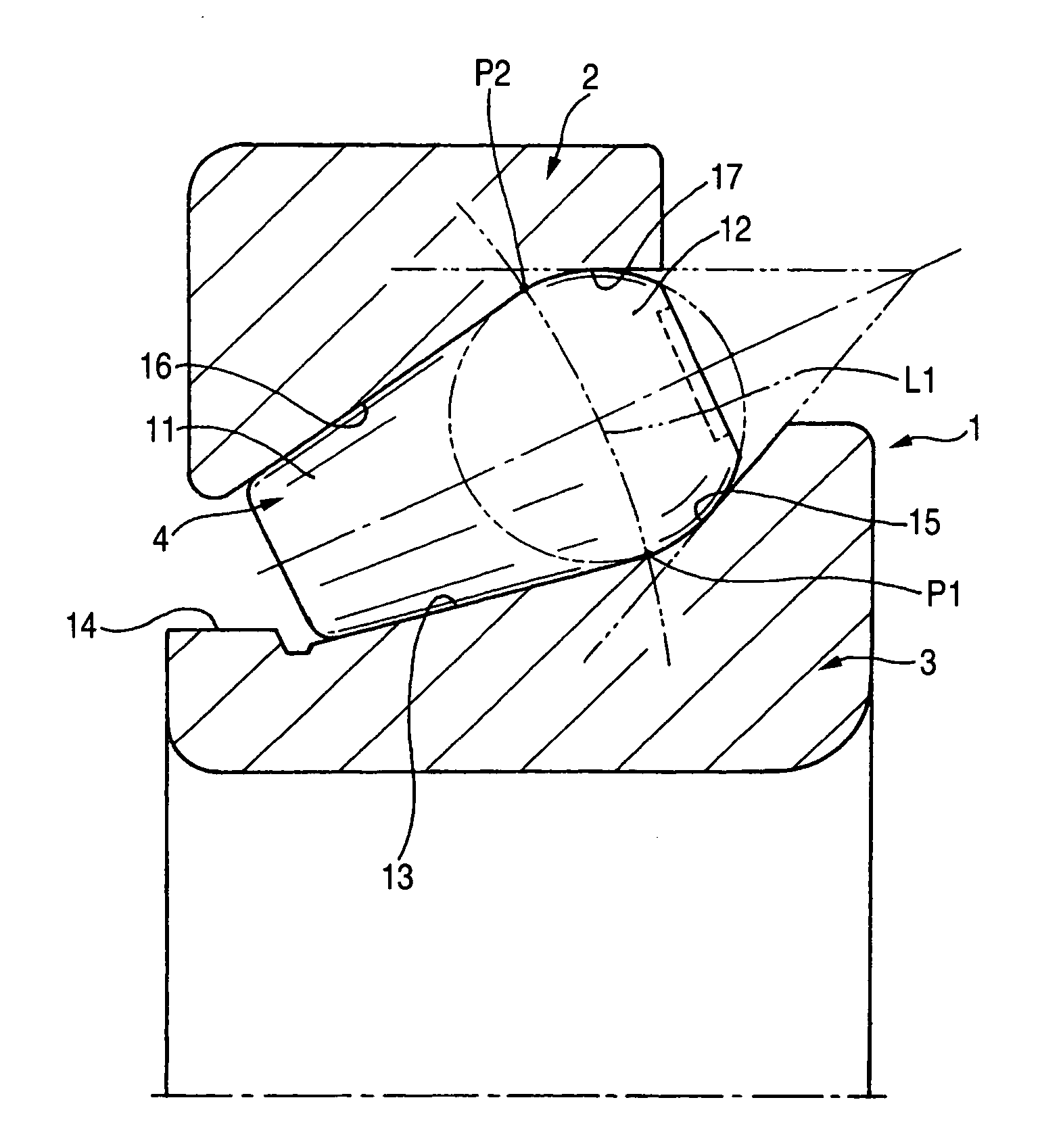 Tapered roller bearing and final reduction gear