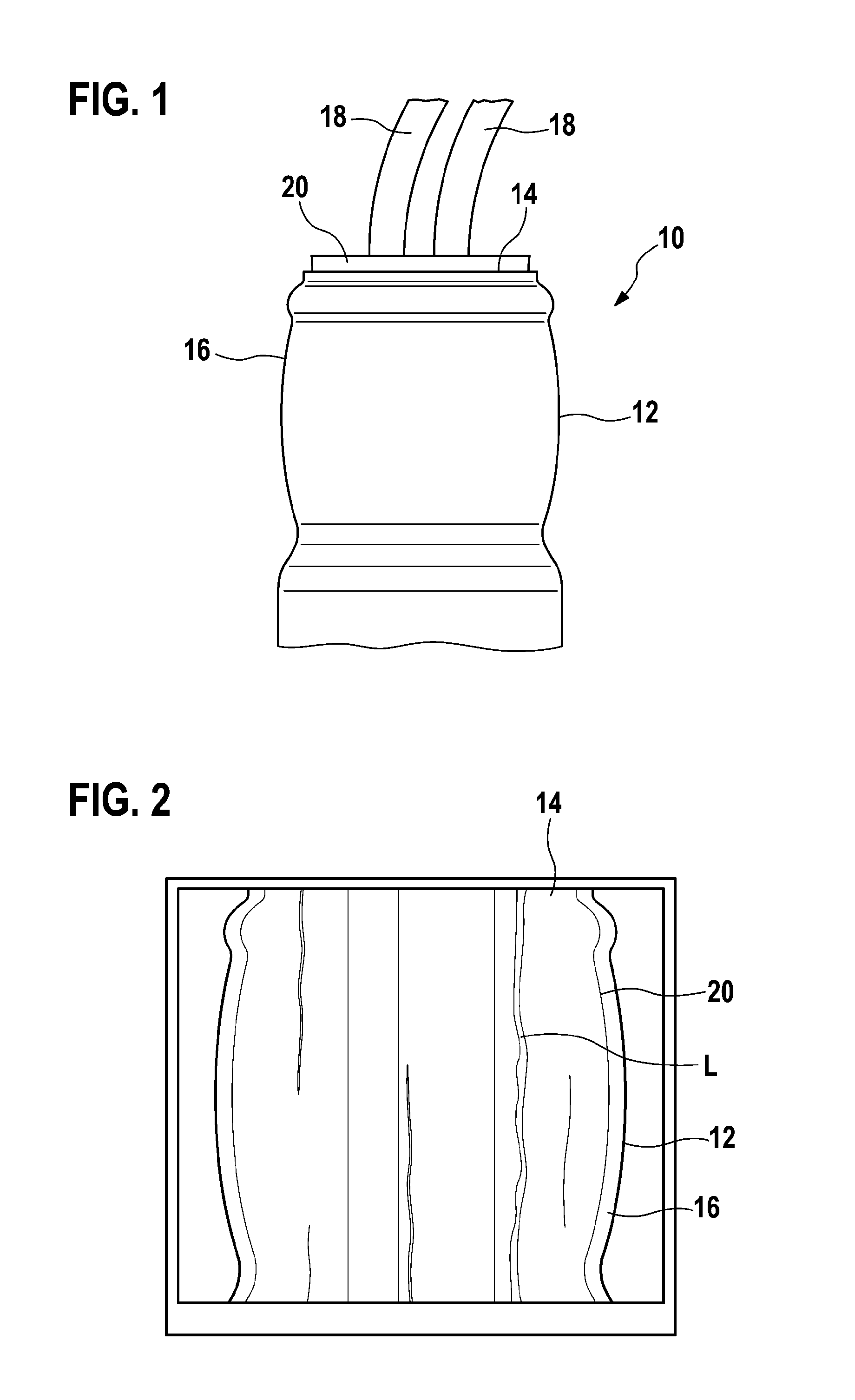 Sensor having a housing seal made of synthetic rubbers having differing elasticity