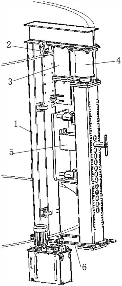 Rotary kiln barrel base plate mounting device