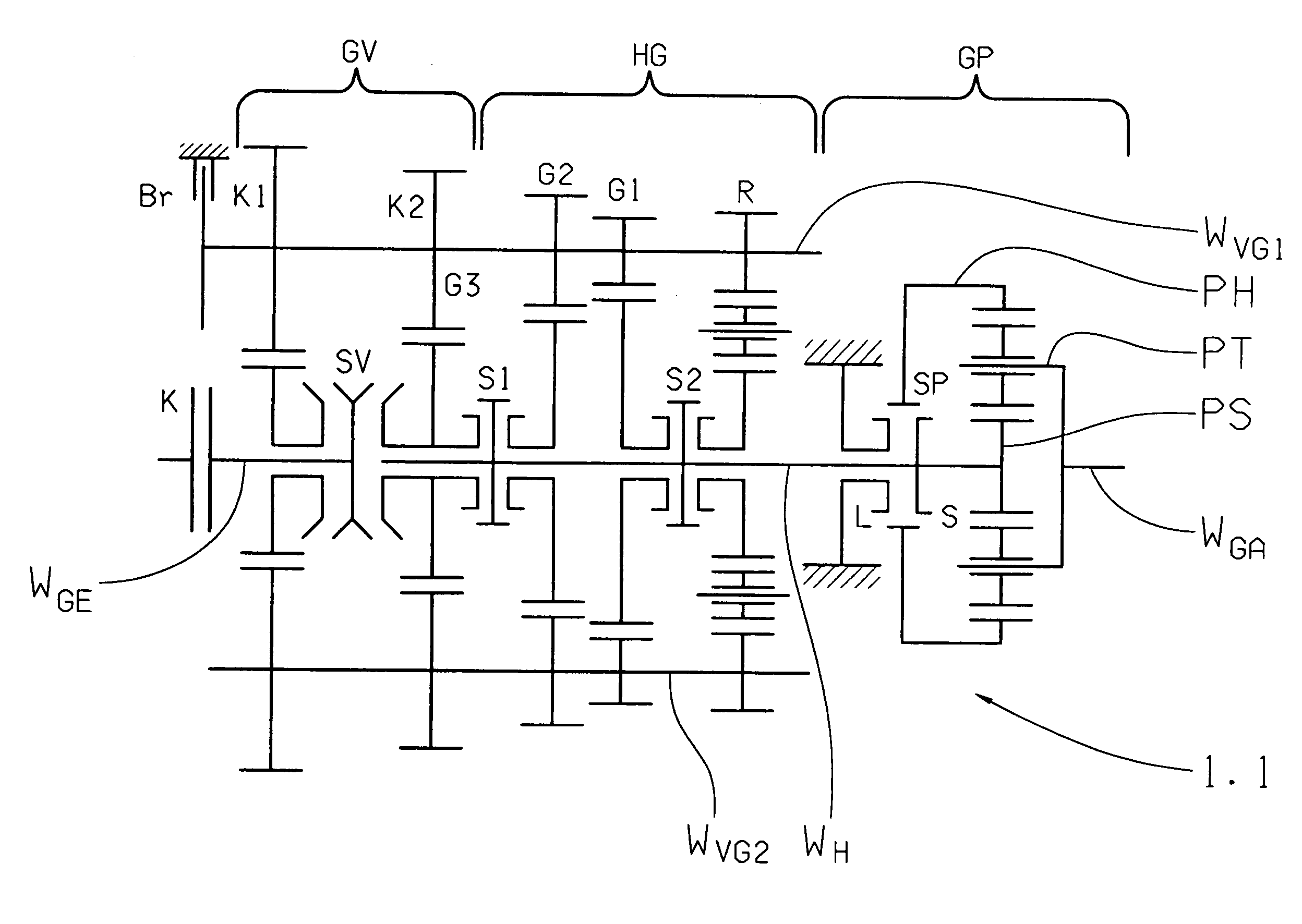 Method for shifting actuation of an automated group transmission