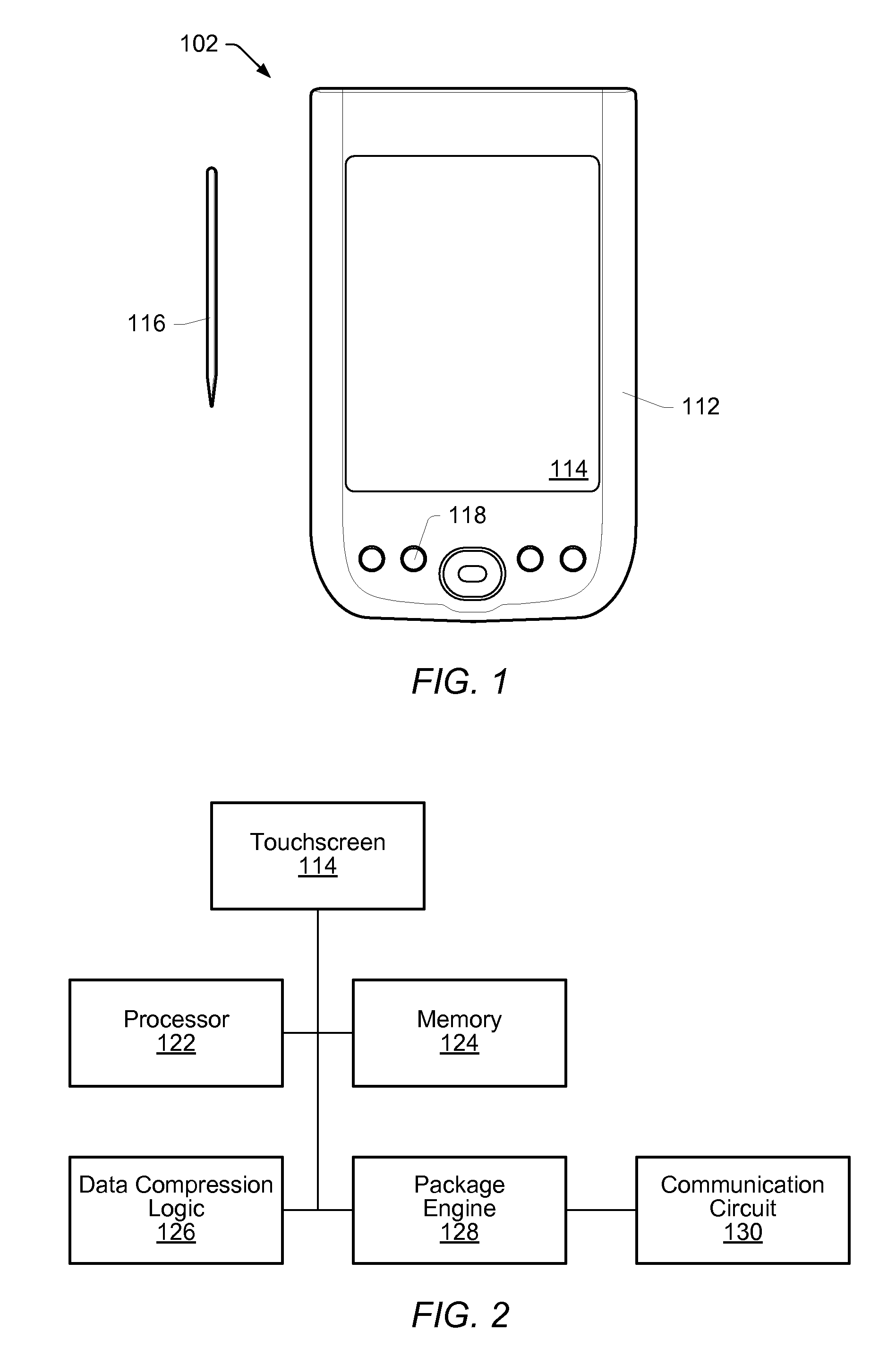 Transmission and reception of handwritten data on wireless devices without character recognition