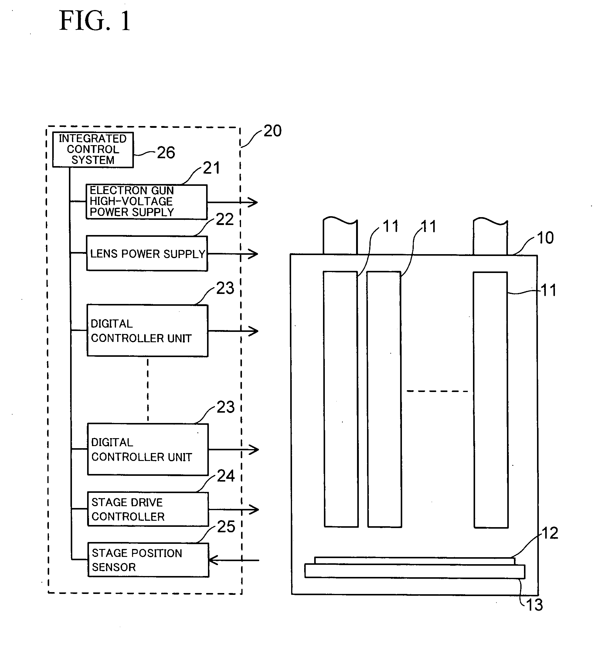 Multi-column type electron beam exposure apparatus