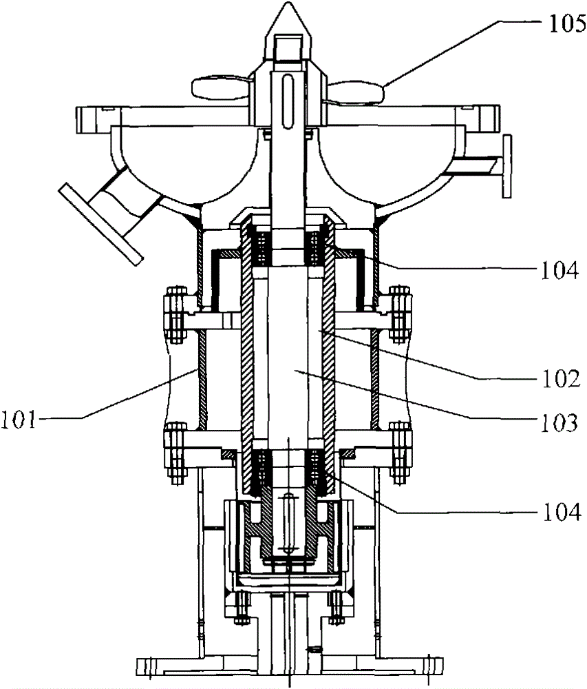 Magnetic stirring contactor