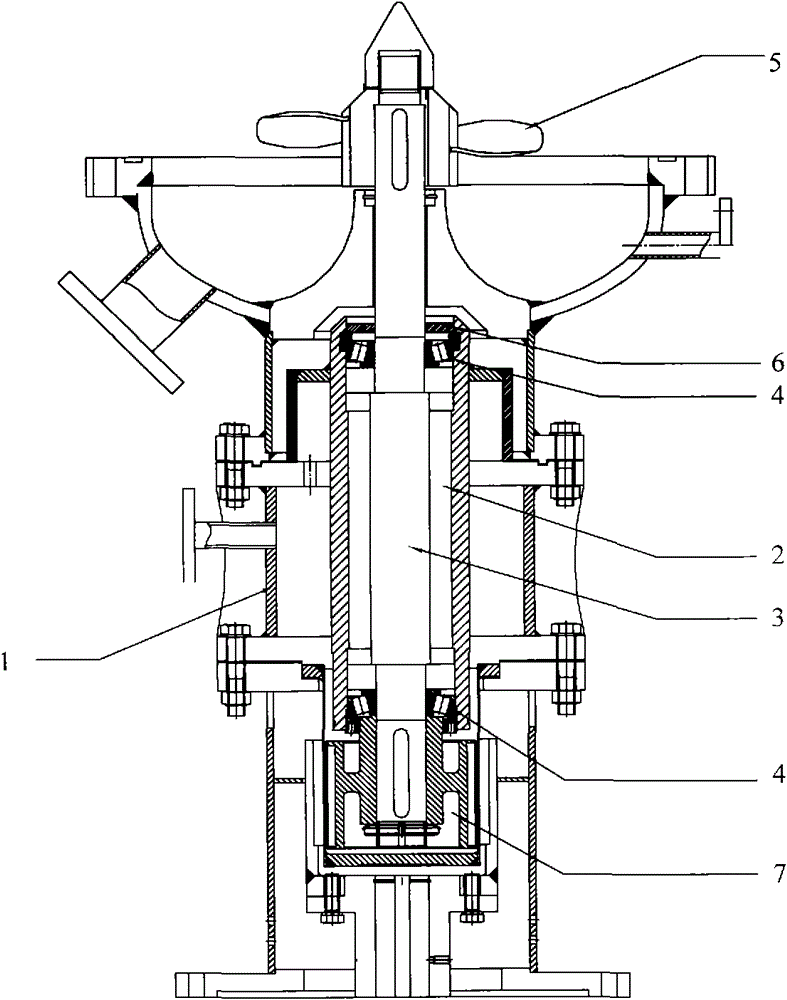 Magnetic stirring contactor