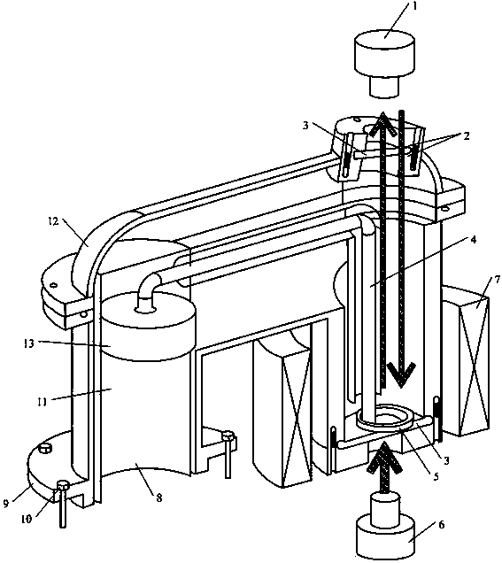 Visual low-temperature Dewar system for superconducting film magnetic-thermal characteristic tests