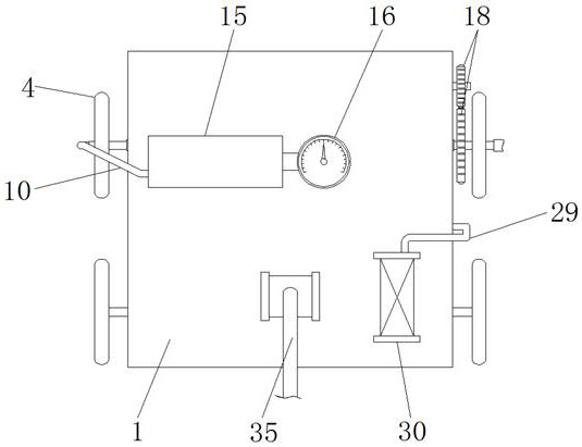 Surface flatness detection device for building inner wall body