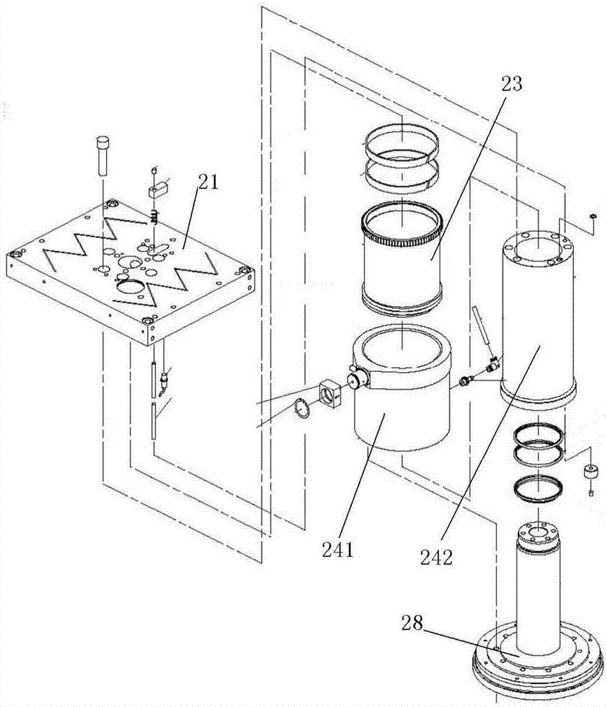 A rotary punching device for CNC cutting machine