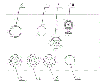 Wide-range electric pressure debugging meter