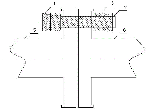 Center aligning disk driving device for rotor coupling of steam turbine generator unit