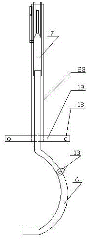 Device for cleaning branch obstacles for distribution network lines