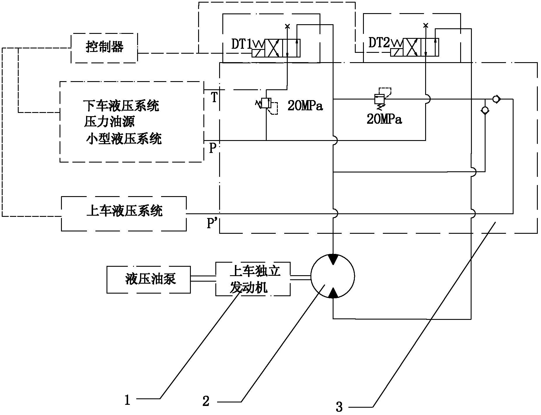 Starting system and method of aboard self-contained engine of crane in low temperature environment