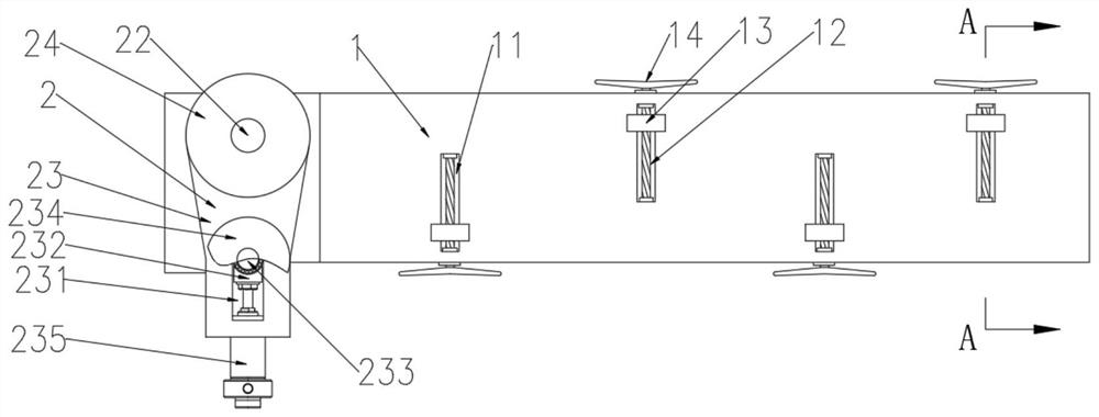 High-precision wheelchair armrest fixing frame pipe bending device and working method