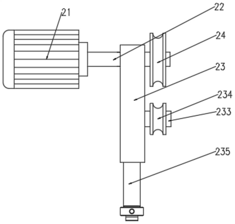 High-precision wheelchair armrest fixing frame pipe bending device and working method