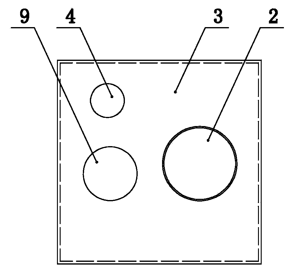 Overflow-proof same-layer water drainage riser connecting piece