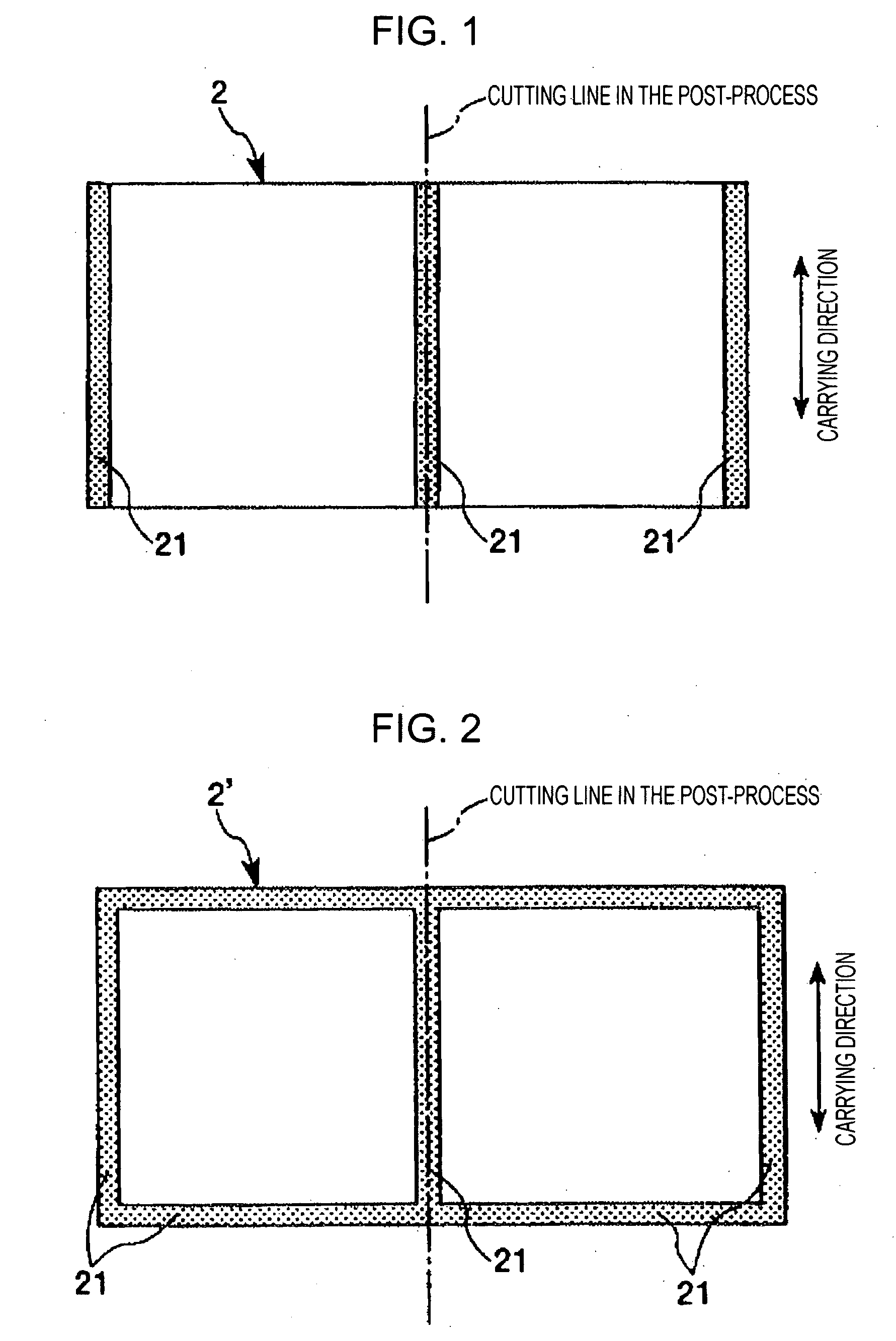Substrate carrying method and substrate carrying apparatus