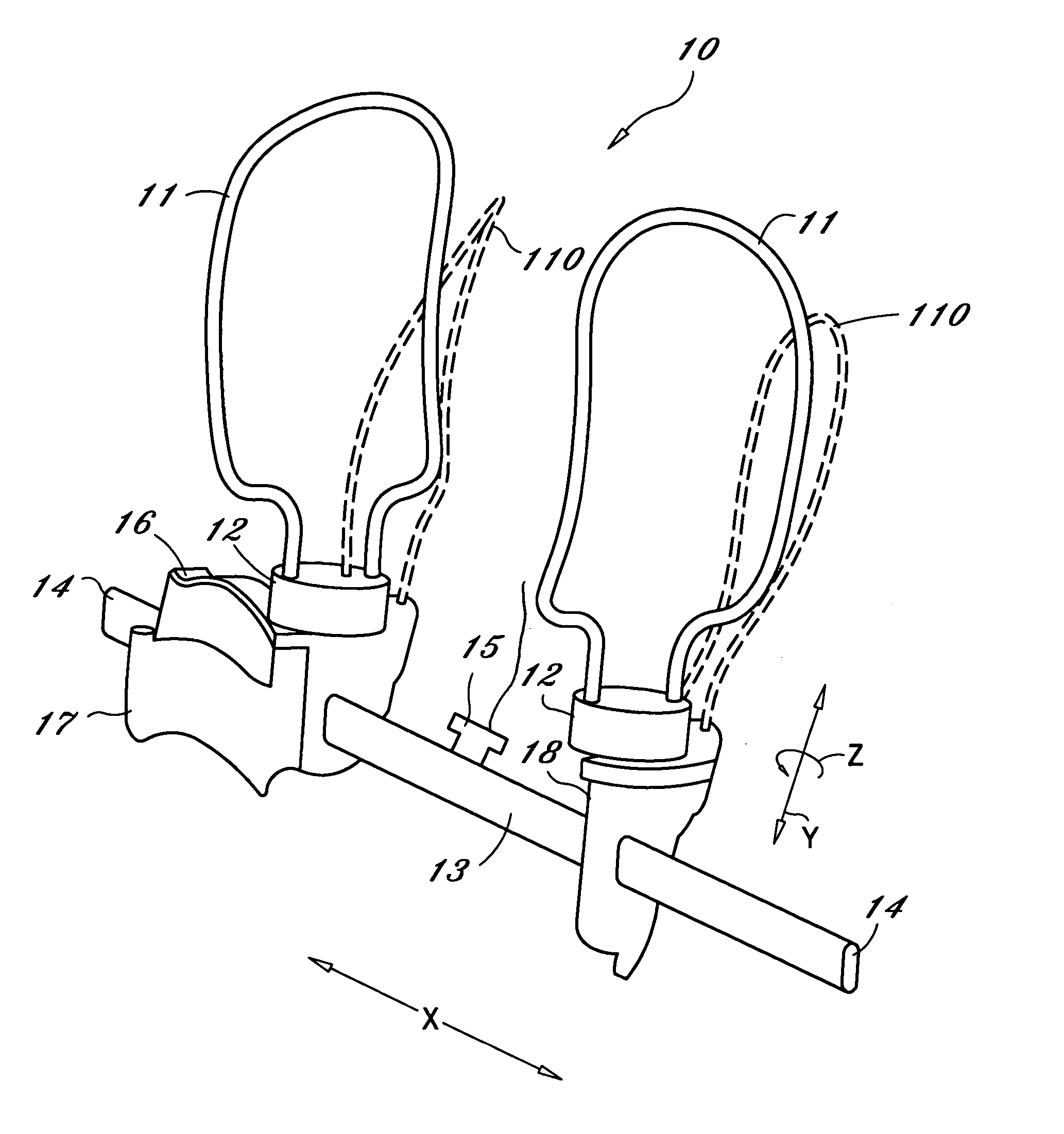 Pelvic waypoint clamp assembly and method