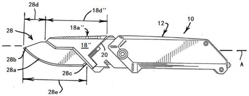 Interchangeable different style-blade utility knife