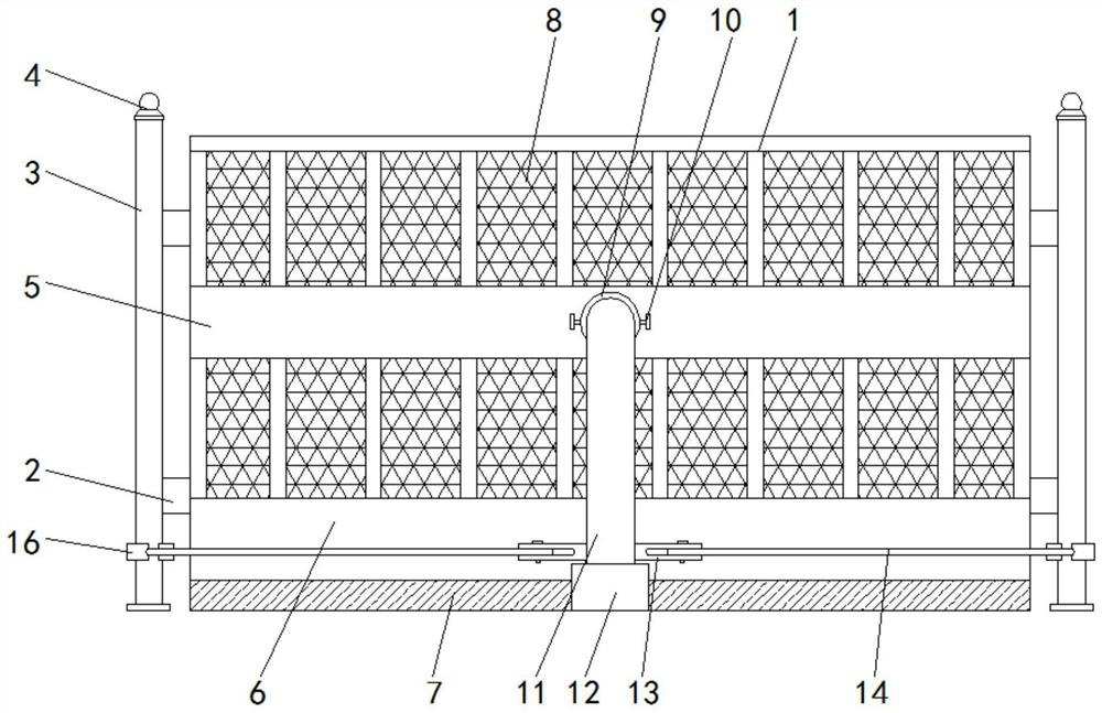 A construction safety protection fence and using method thereof